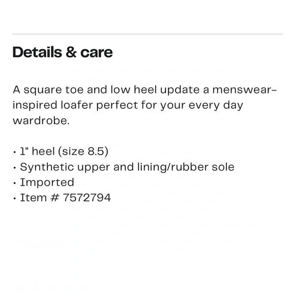 Open Edit Black Blayke Loafer Women’s Size 5 Medium - Picture 13 of 13